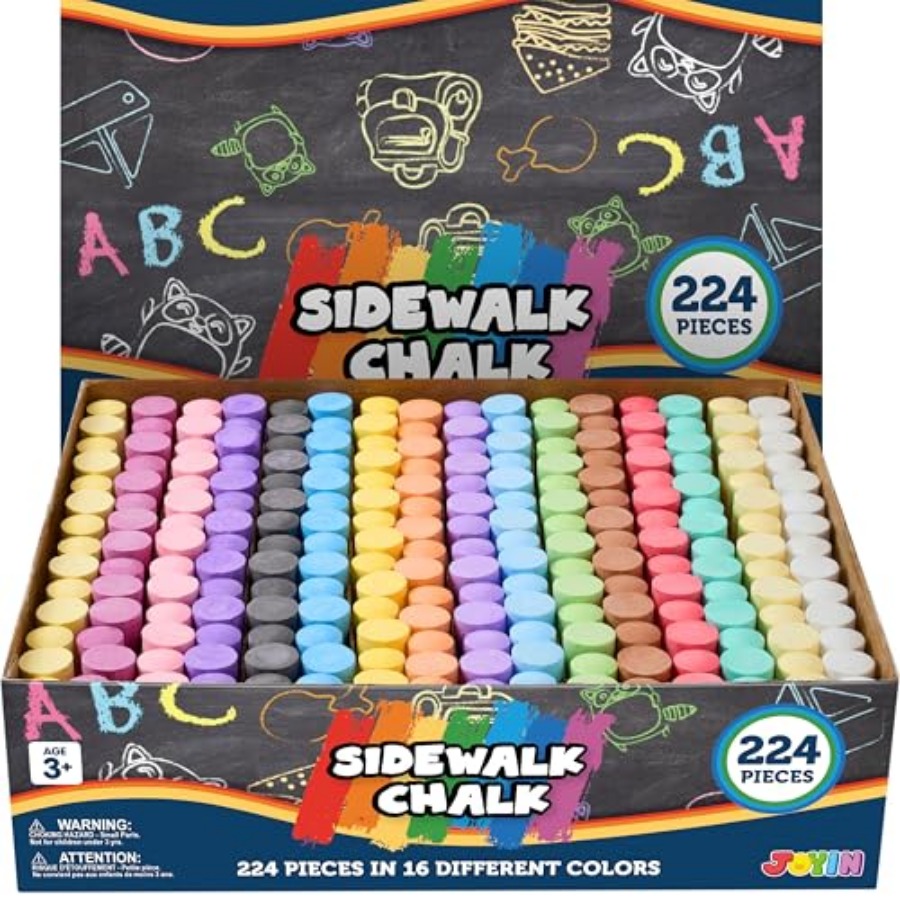 Chalk Outdoor Jumbo - PCS Sidewalk Chalks Set Non-Toxic Washable