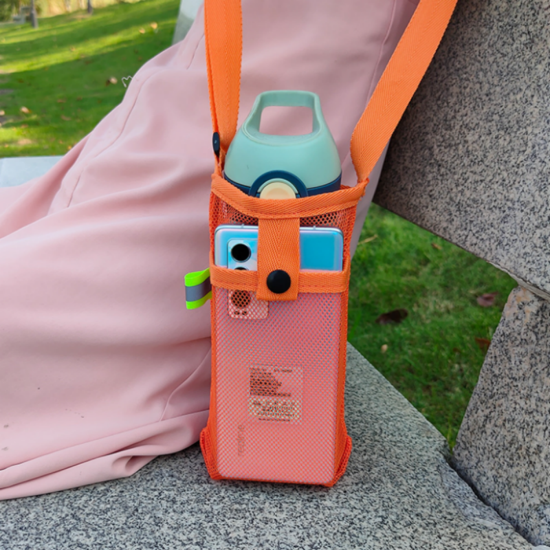 Kids Outdoor Net - Outdoor Crossbody Mesh Water Bottle Bag