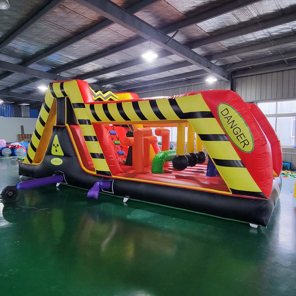 Kids Outdoor Wendy House - Giant Commercial Inflatable Obstacle Course Bounce