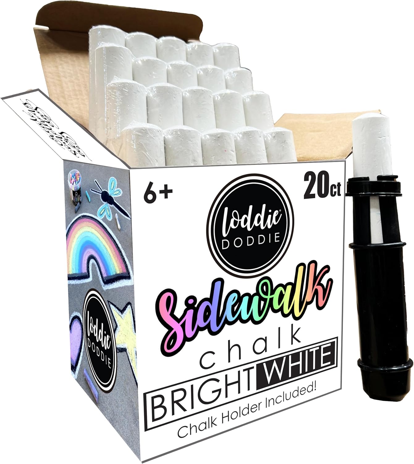 Chalk Outdoor Jumbo - Jumbo White Sidewalk Chalk for Kids