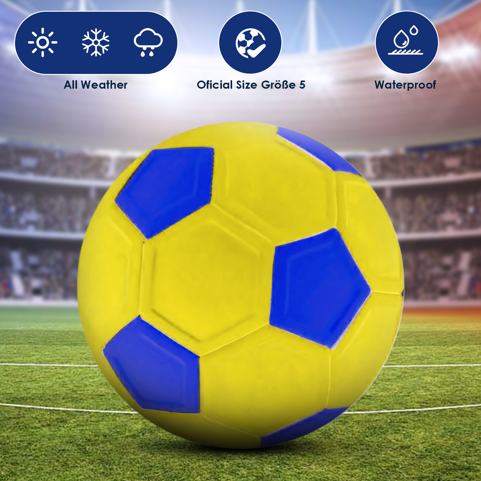 Kids Outdoor Ball - Fun Curved Magic Football, Indoor &
