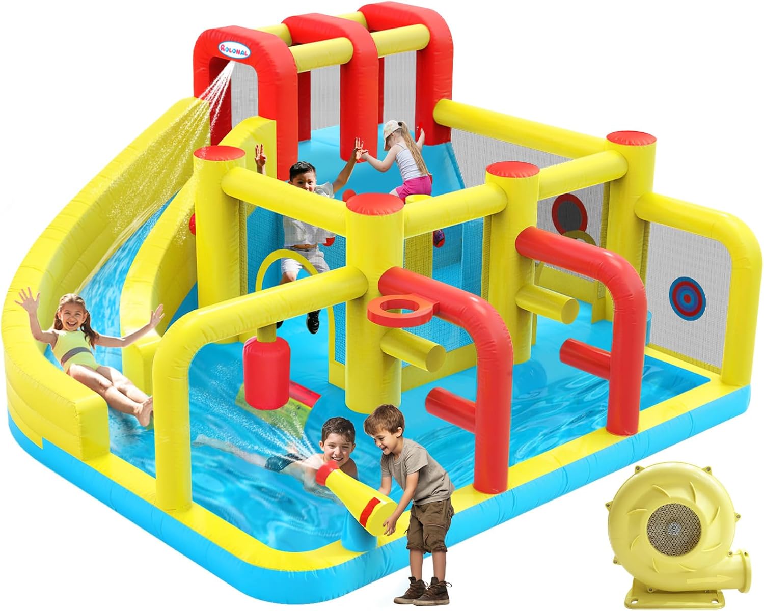 Kids Outdoor Ball - Kids Inflatable Water Slide Bounce House