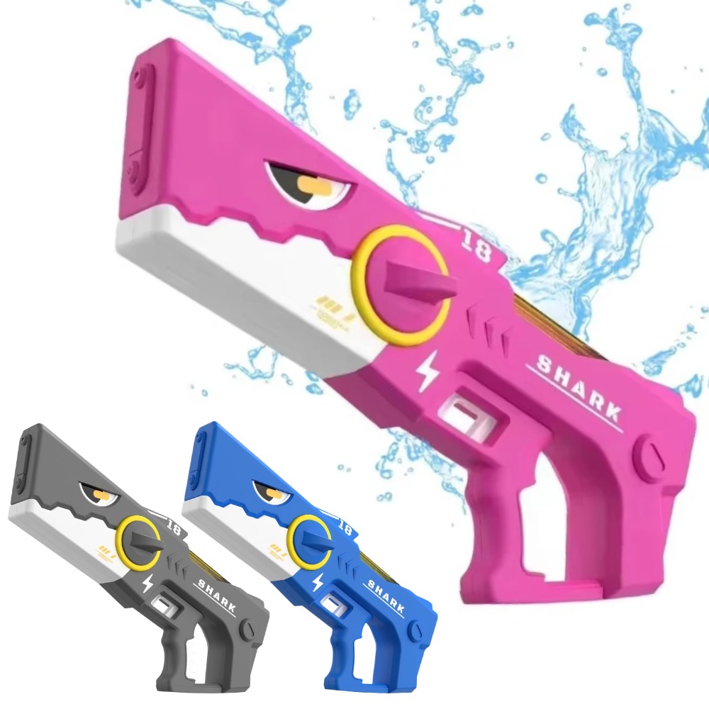 Kids Outdoor Clubhouse - Shark Electric Water Gun Toy Continuous