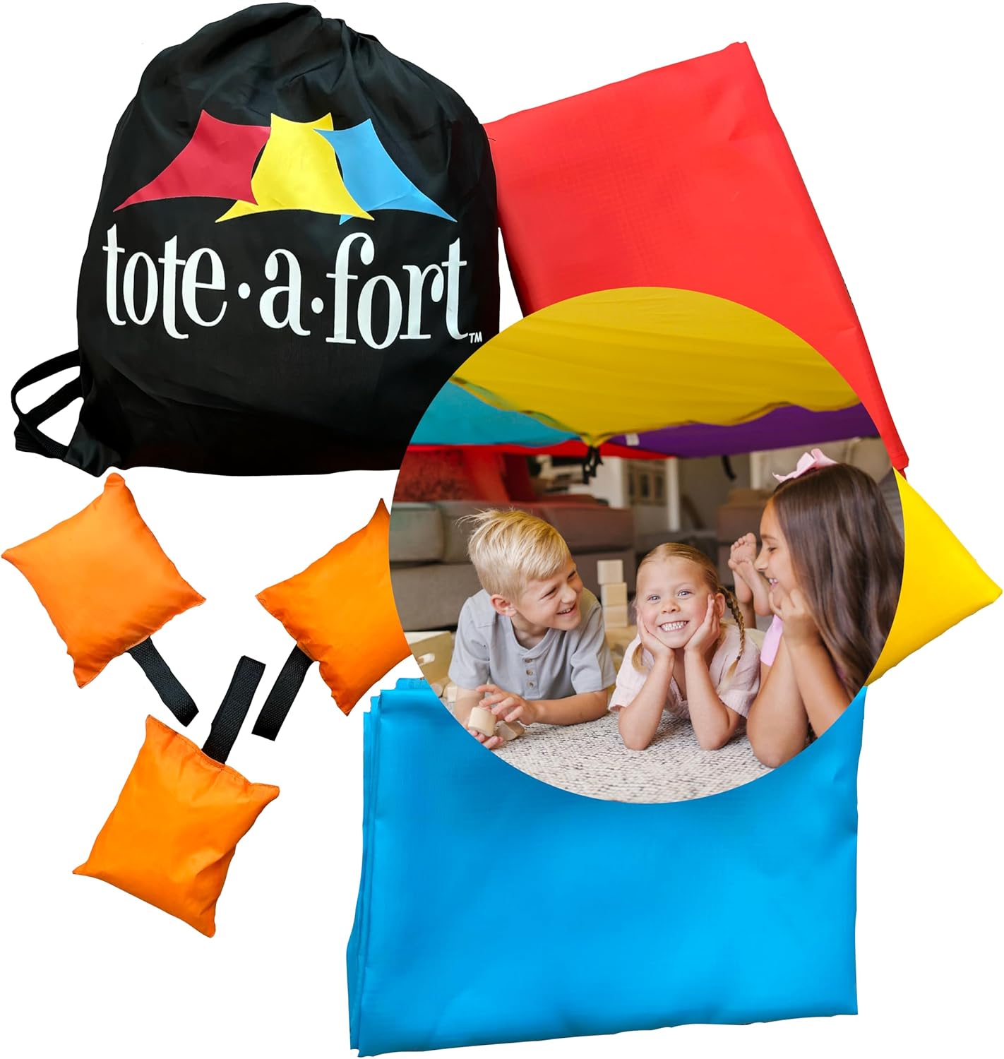 Blanket Fort Building Kit for  - Kids Outdoor Fort Building Kit ulasan dan harga