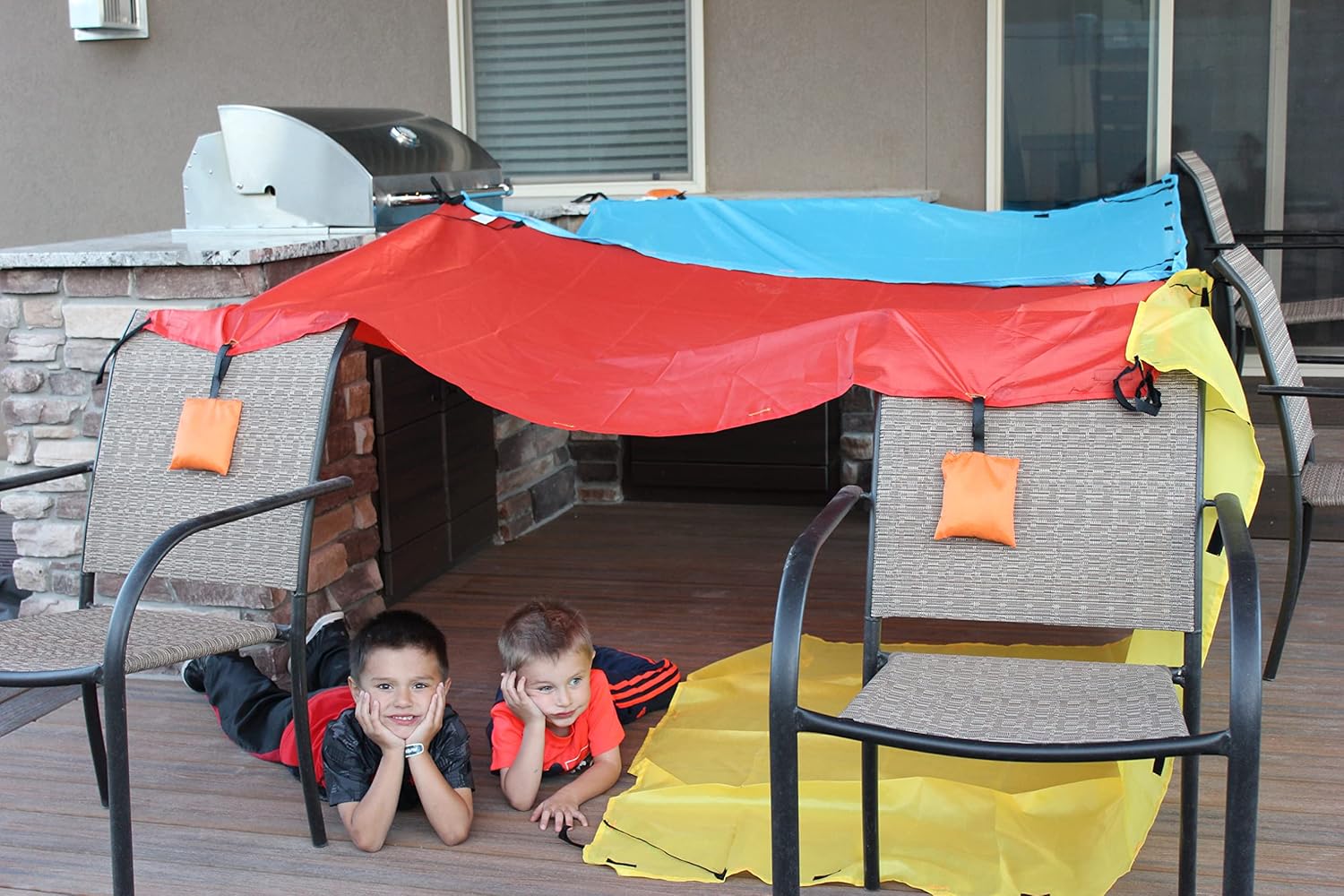 Blanket Fort Building Kit for  - Kids Outdoor Fort Building Kit ulasan dan harga