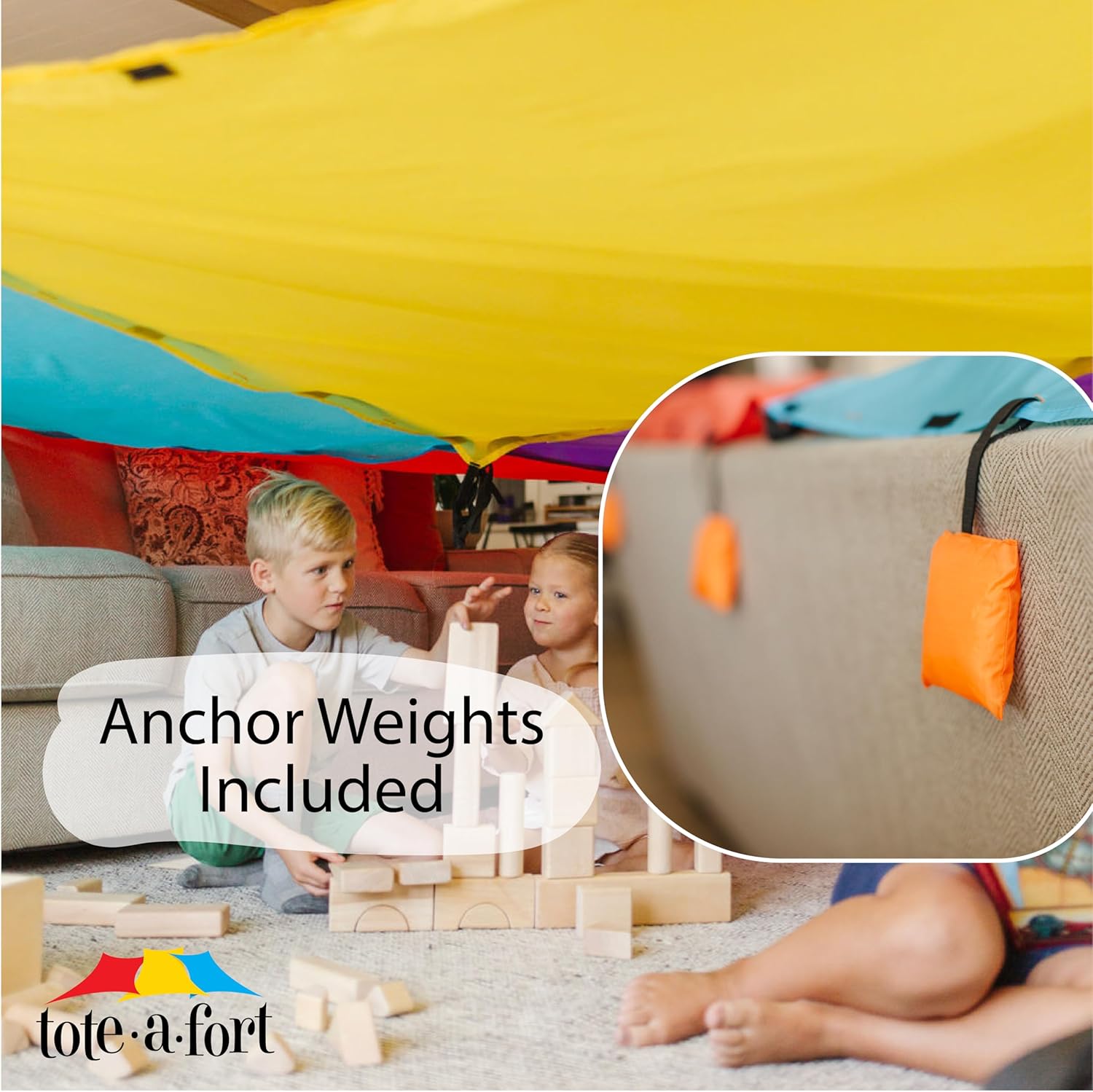 Blanket Fort Building Kit for  - Kids Outdoor Fort Building Kit ulasan dan harga