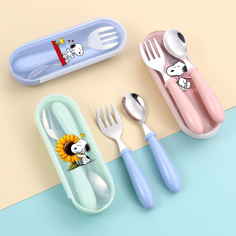 Snoopys Stainless Steel Tablew - Kids Outdoor Kitchen Set ulasan dan harga