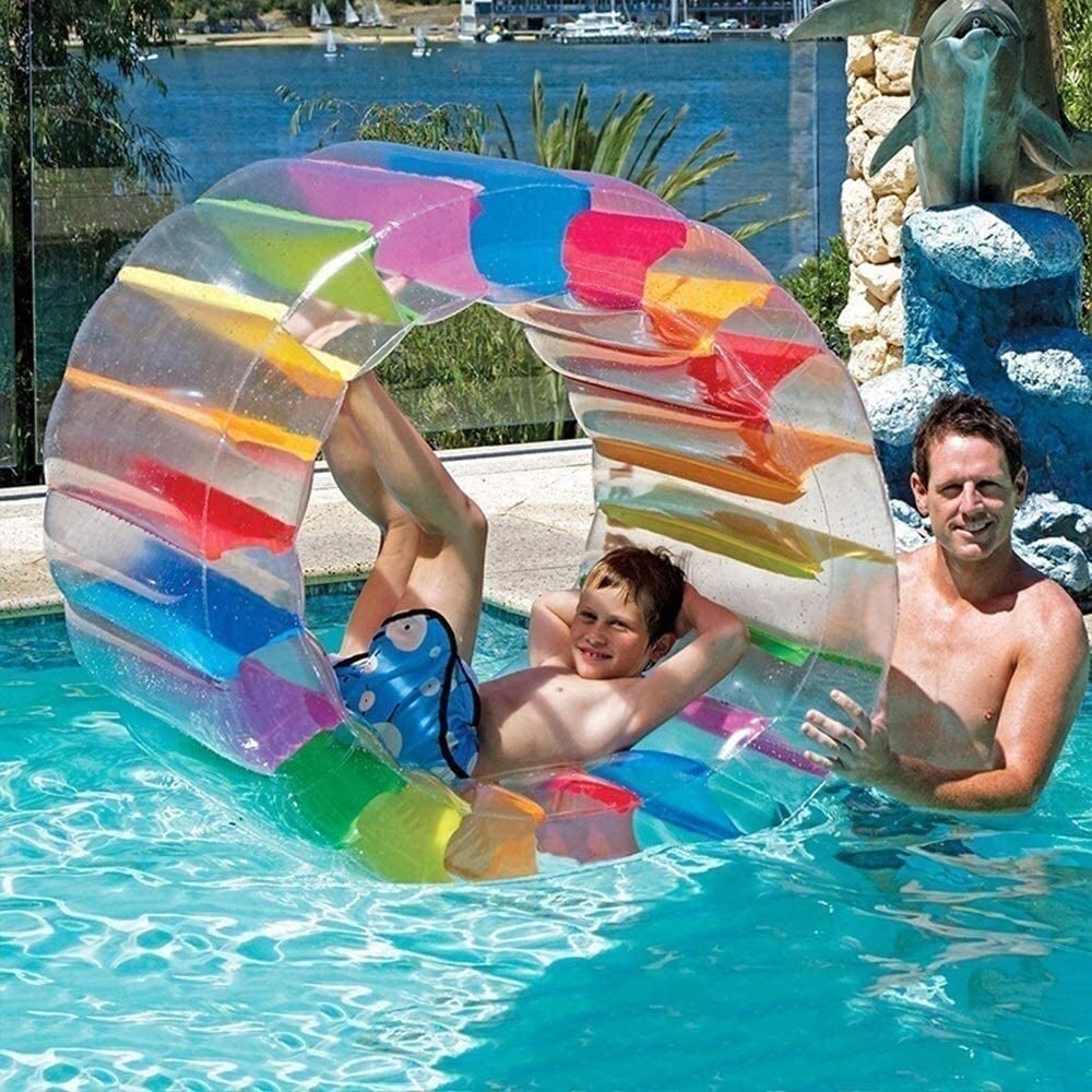Summer color giant PVC inflata - Kids Outdoor Water Park ulasan dan harga