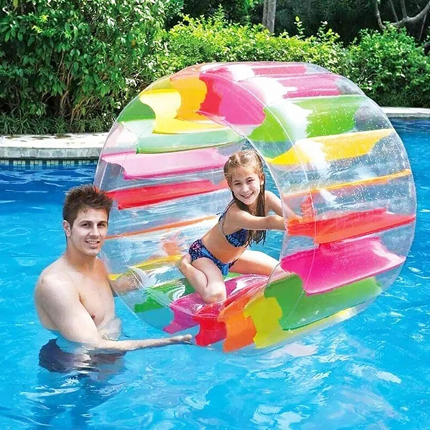 Summer color giant PVC inflata - Kids Outdoor Water Park ulasan dan harga
