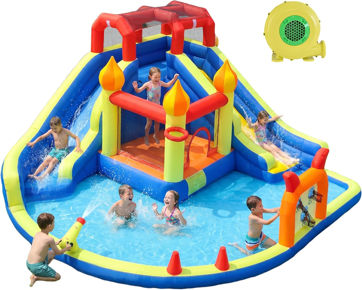 Kids Jumping Castle with Two L - Kids Outdoor Jumping ulasan dan harga