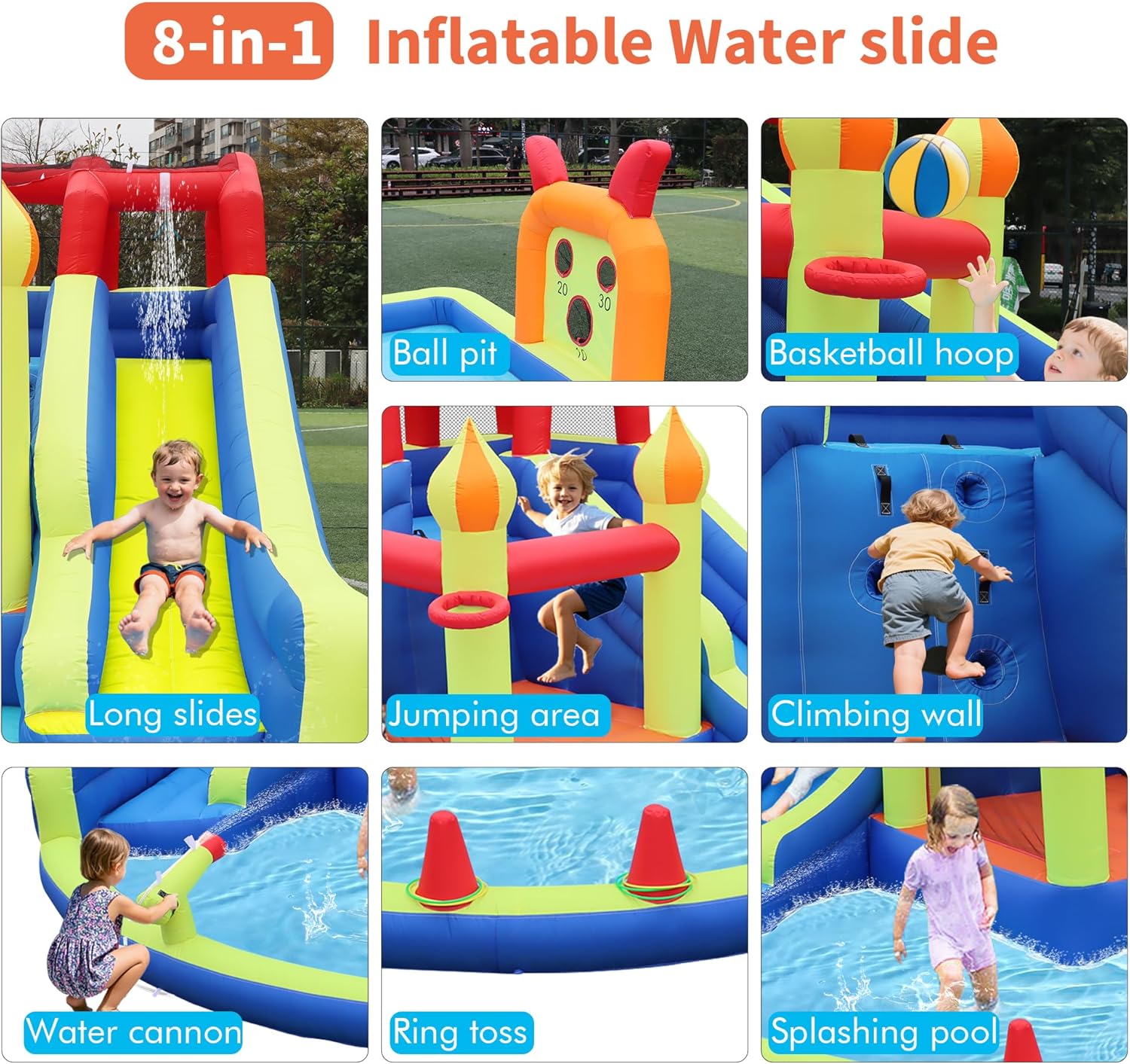 Kids Jumping Castle with Two L - Kids Outdoor Jumping ulasan dan harga