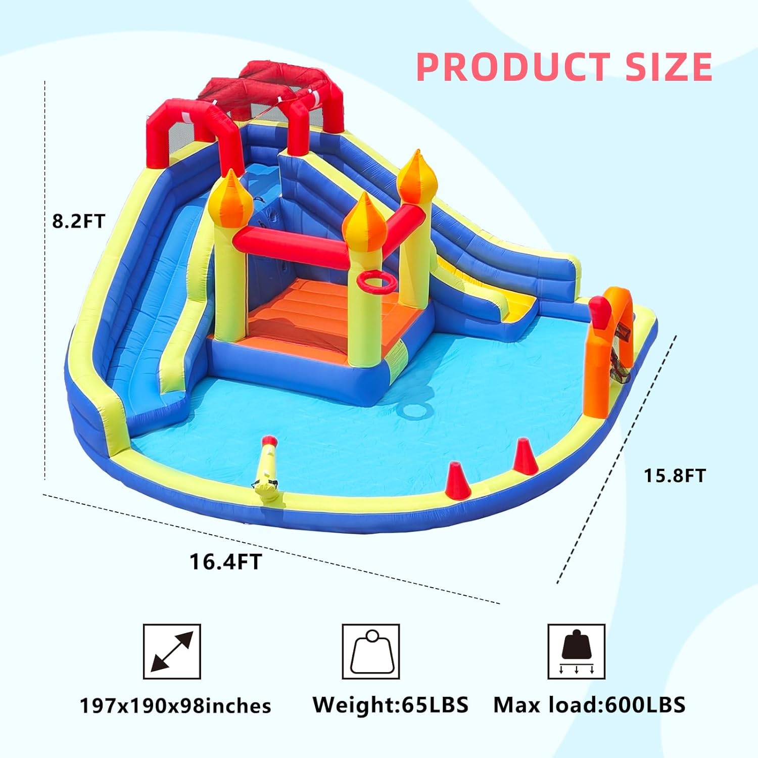 Kids Jumping Castle with Two L - Kids Outdoor Jumping ulasan dan harga