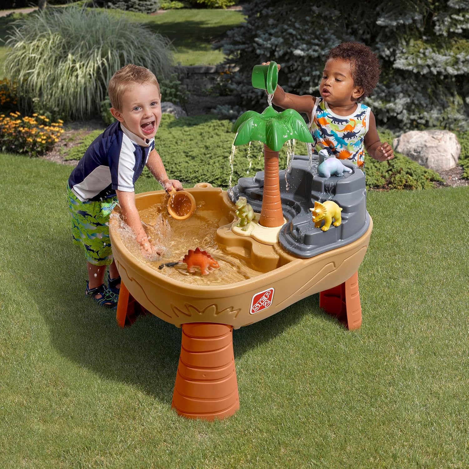 Dino Dig Sand And Water Table, - Kids Outdoor Water Table ulasan dan harga