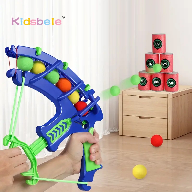 Foam Ball Shooting Toy Bow – S - Kids Outdoor Clubhouse ulasan dan harga