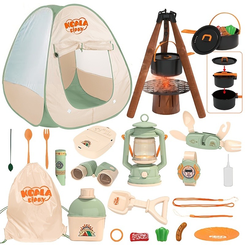 Kids Camping Set Toy Outdoor E - Kids Outdoor Wendy House ulasan dan harga