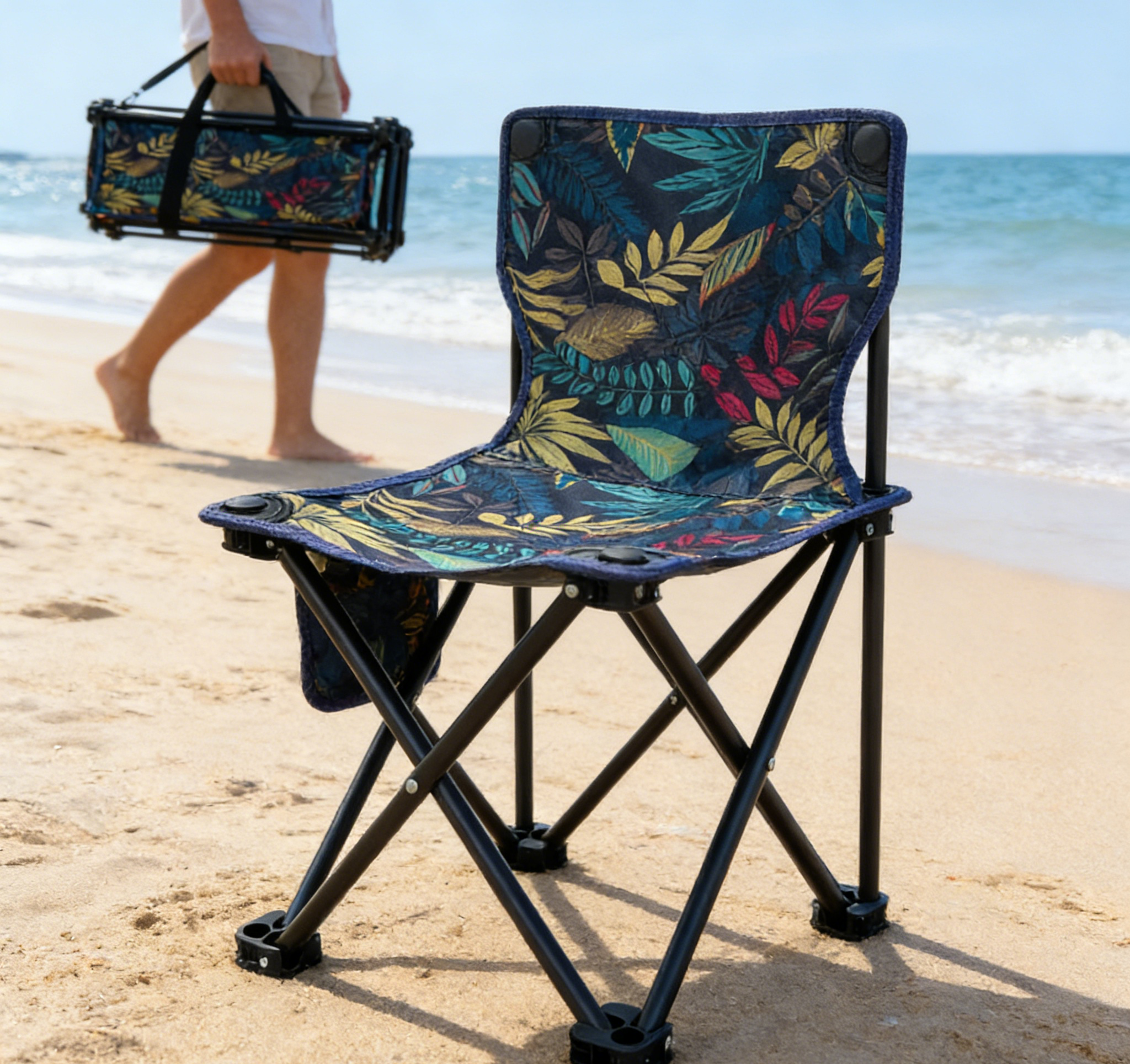 Portable Folding Stool Mini Ca - Kids Outdoor Bean Bag Chair ulasan dan harga