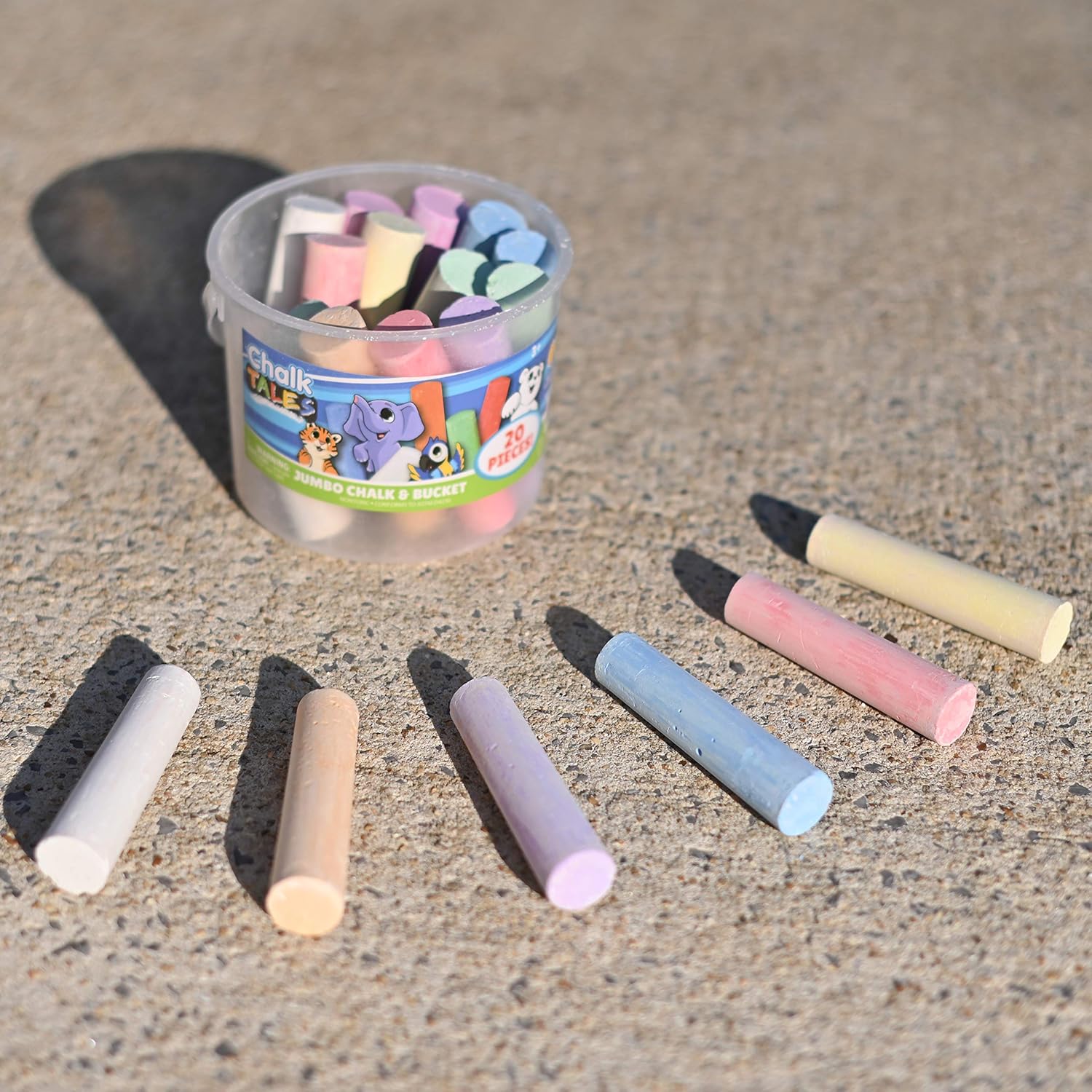 Sidewalk Chalk Set for Kids wi - Chalk Outdoor Jumbo ulasan dan harga