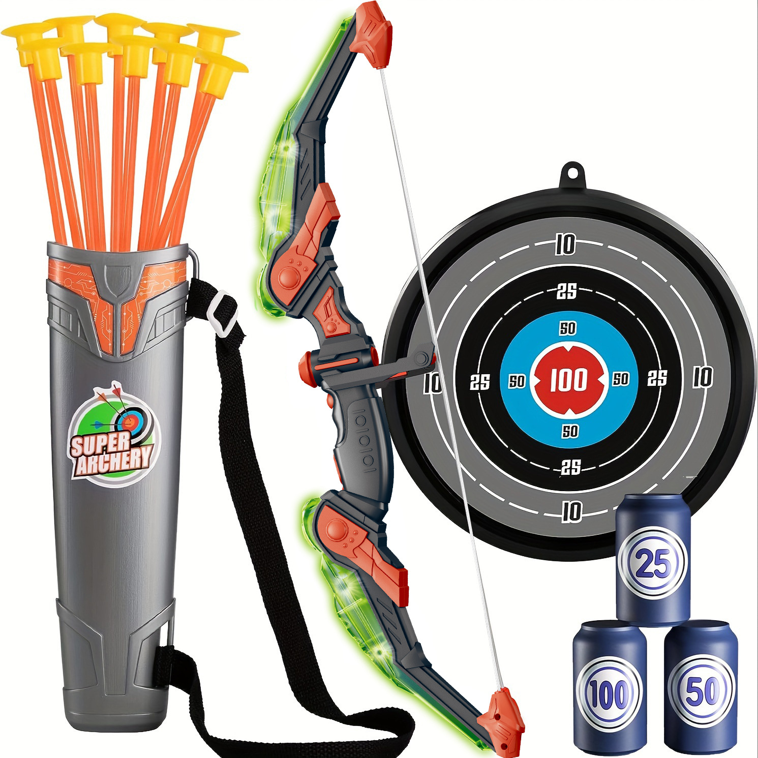 Kids Outdoor Sports Toy LED Li - Kids Outdoor Archery Set ulasan dan harga
