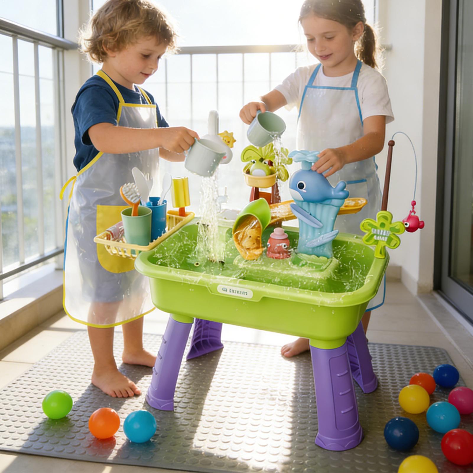 Children's Kitchen Toys Electr - Kids Outdoor Water Table ulasan dan harga
