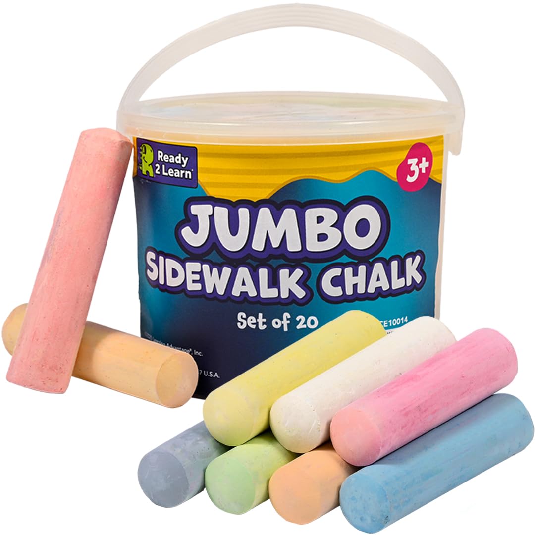 Jumbo Sidewalk Chalk Set of 20 - Chalk Outdoor Jumbo ulasan dan harga