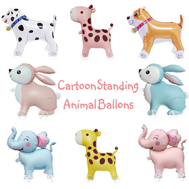 Cartoon Standing Animal Ballon - Kids Outdoor Easter Toys ulasan dan harga