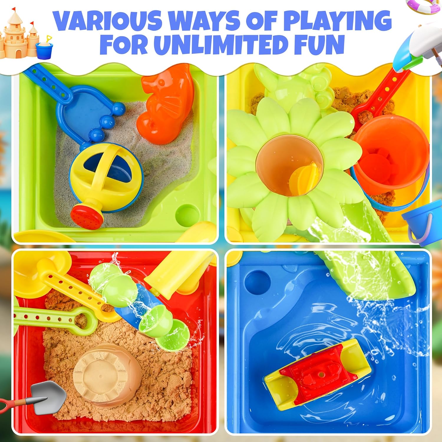 25 Pcs Summer Water Table for  - Kids Outdoor Water Table ulasan dan harga