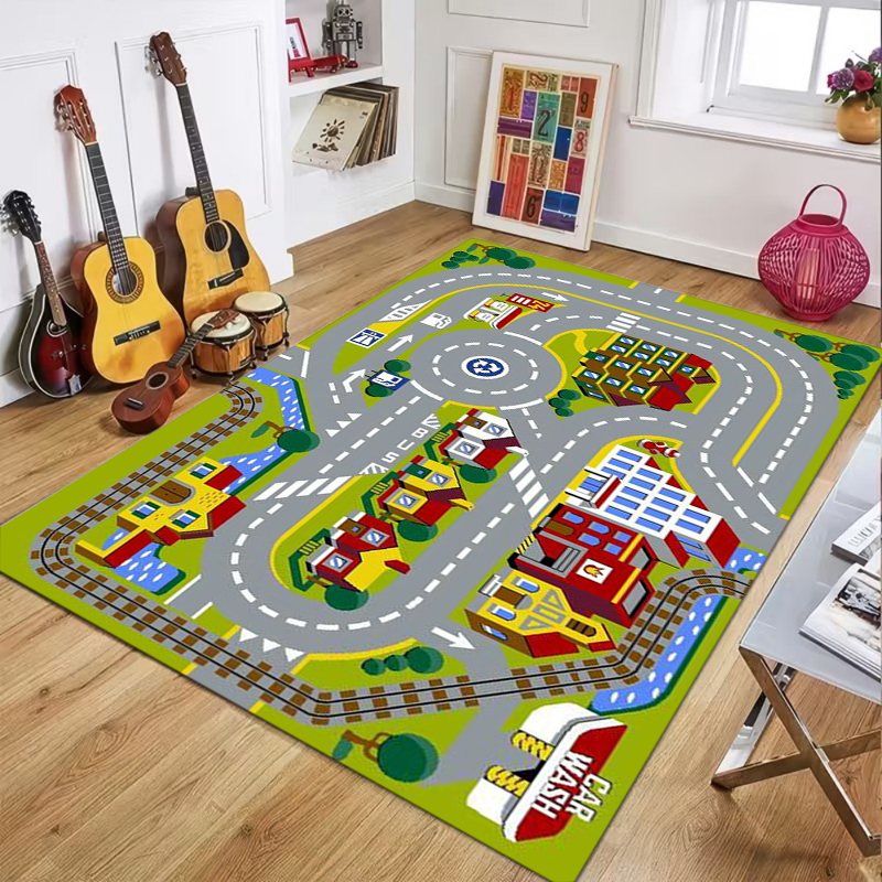 Cartoon City And Zoo Road Map  - Kids Outdoor Zoo ulasan dan harga