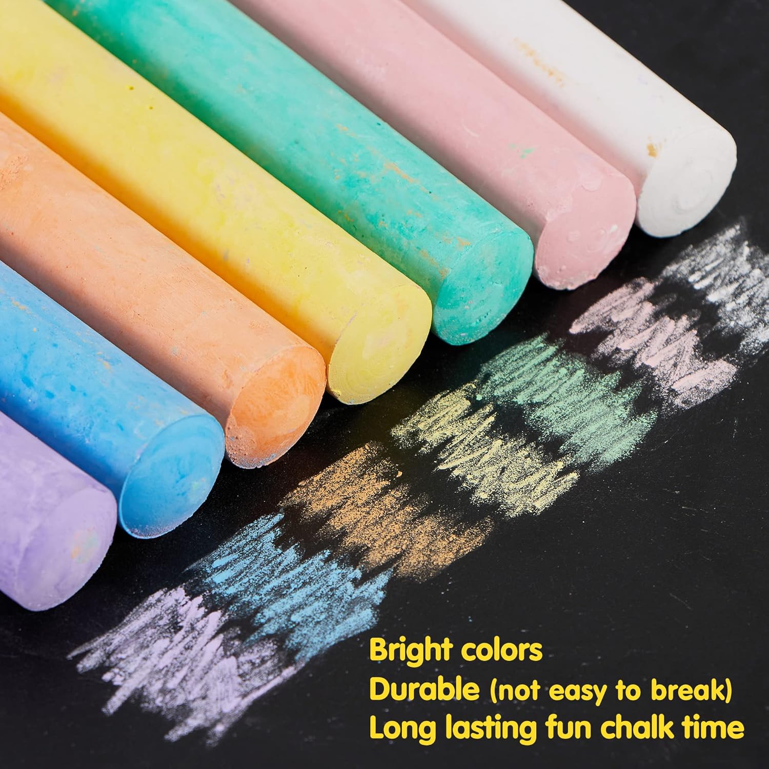 160 PCS Sidewalk Chalks Set No - Chalk Outdoor Jumbo ulasan dan harga