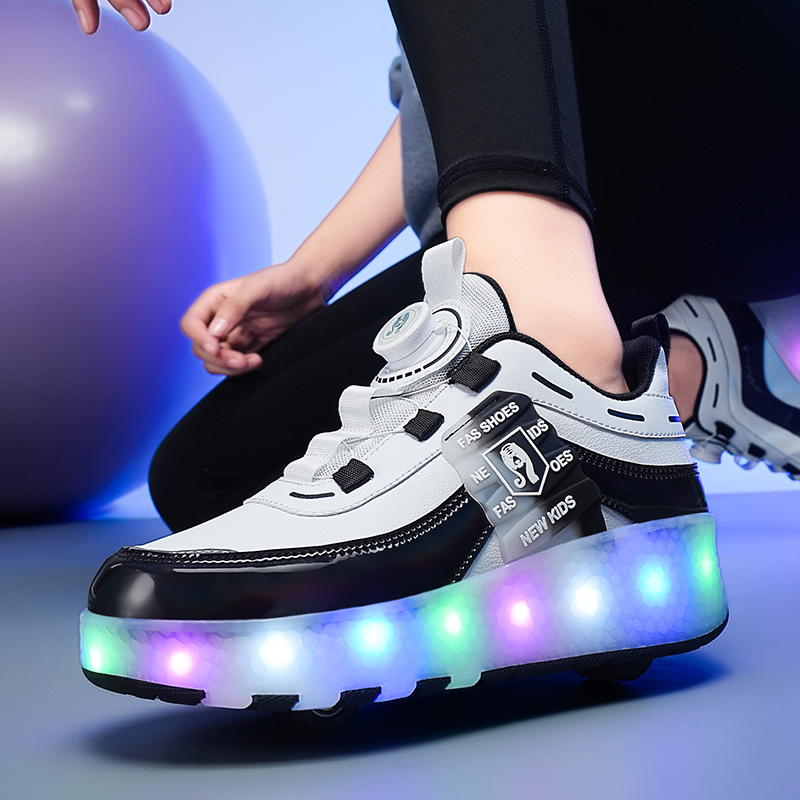 2 Wheels Dual-use Luminous Led - Kids Outdoor Net ulasan dan harga