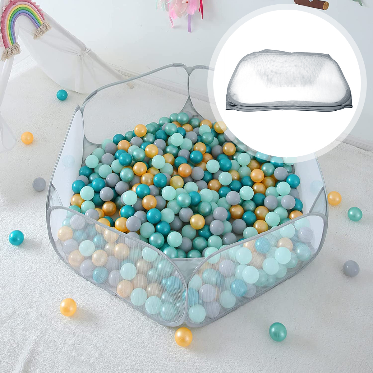 Baby Ocean Ball Pool Portable  - Kids Outdoor Wendy House ulasan dan harga