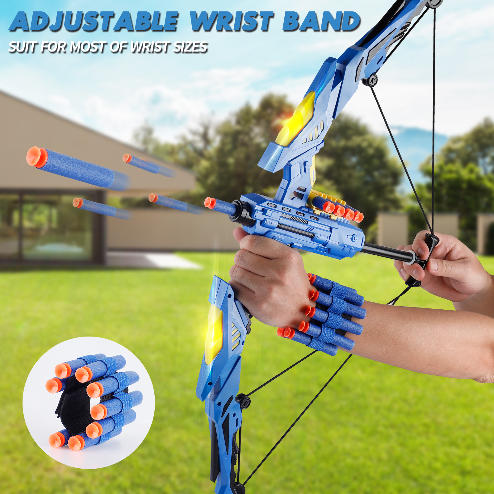 Kids Soft Dart Archery Set wit - Kids Outdoor Archery Set ulasan dan harga