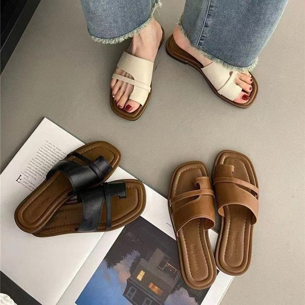 Flat Sandal Summer Solid-Color - Kids Outdoor Jumping ulasan dan harga