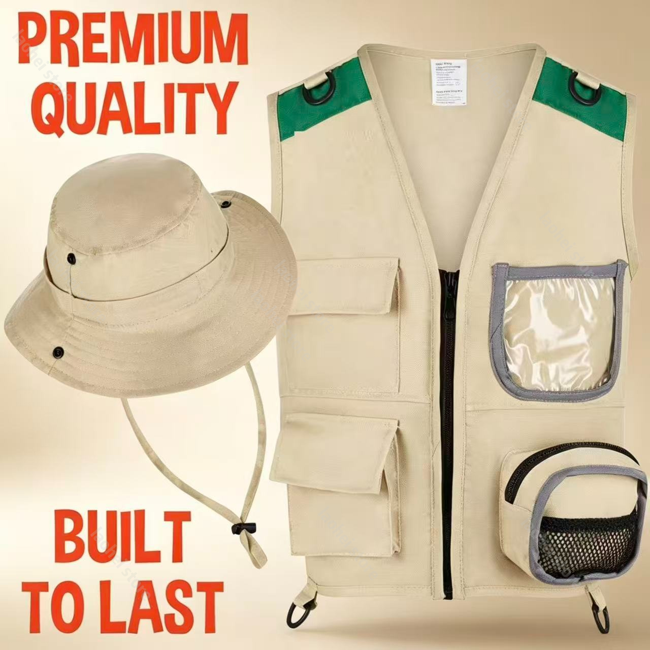 Kids Explorer Vest and Hat Cos - Kids Outdoor Playset ulasan dan harga