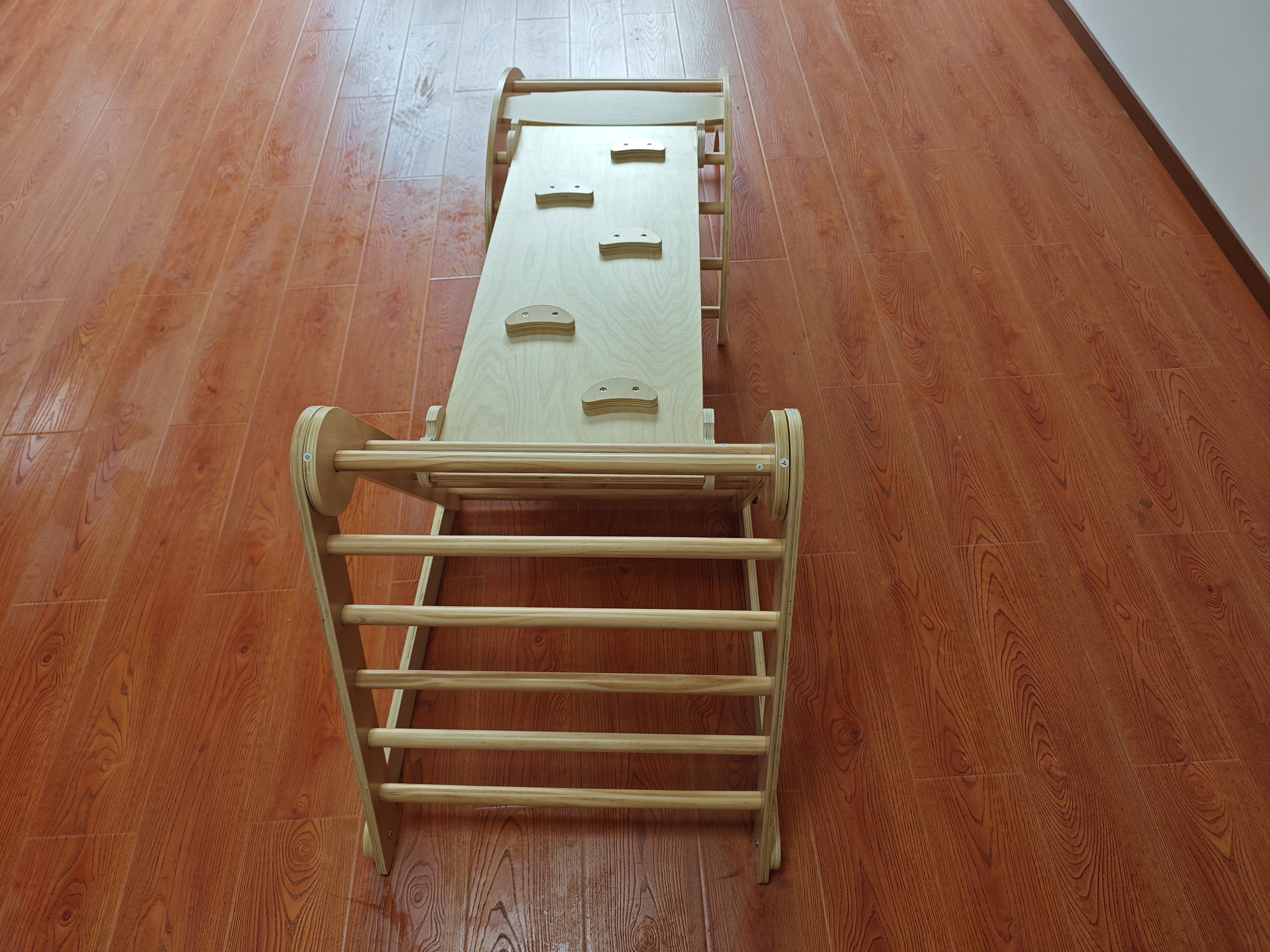 Hot Selling 3-in-1 Montessori  - Kids Outdoor Climbing Frame ulasan dan harga