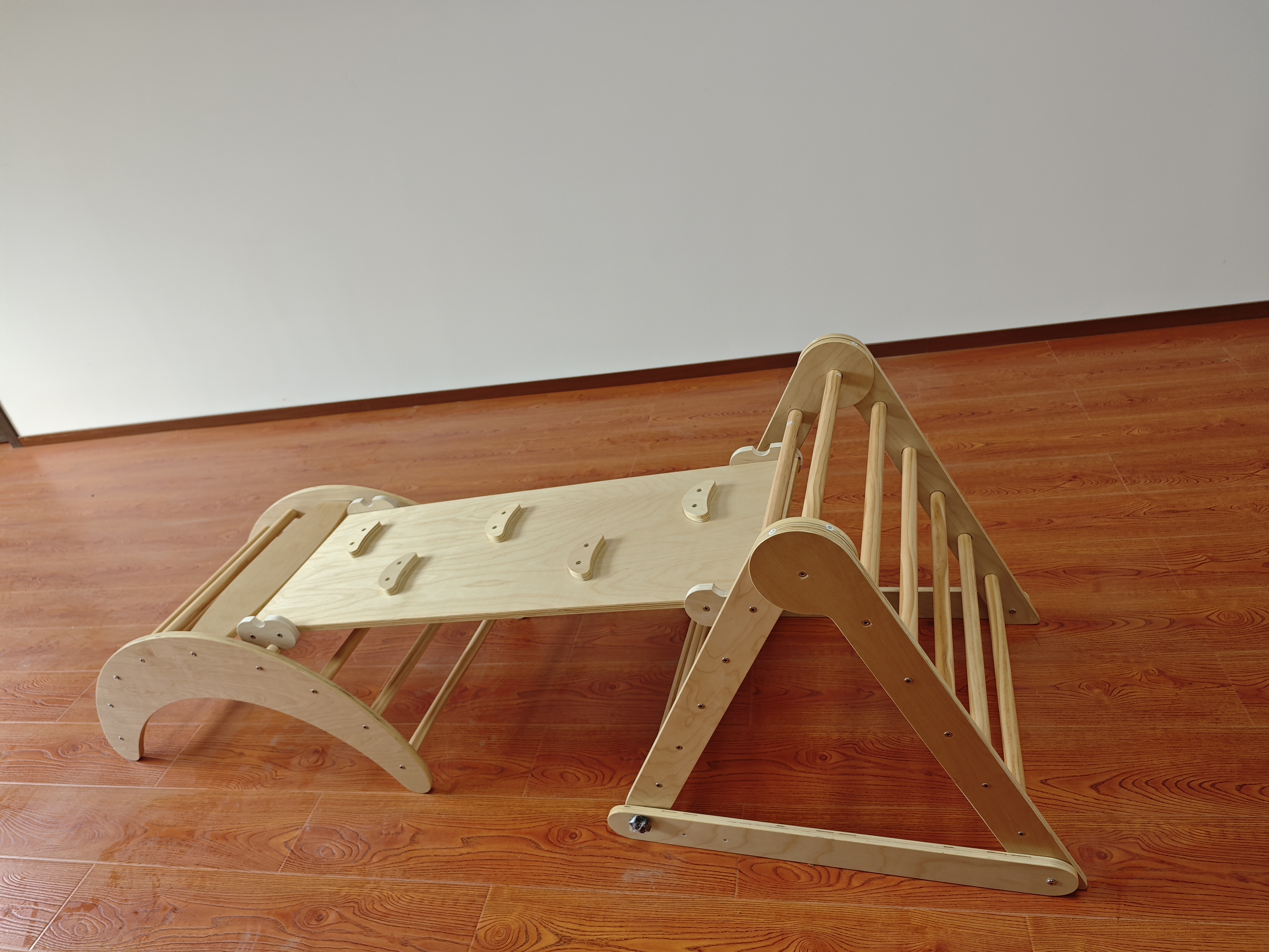 Hot Selling 3-in-1 Montessori  - Kids Outdoor Climbing Frame ulasan dan harga