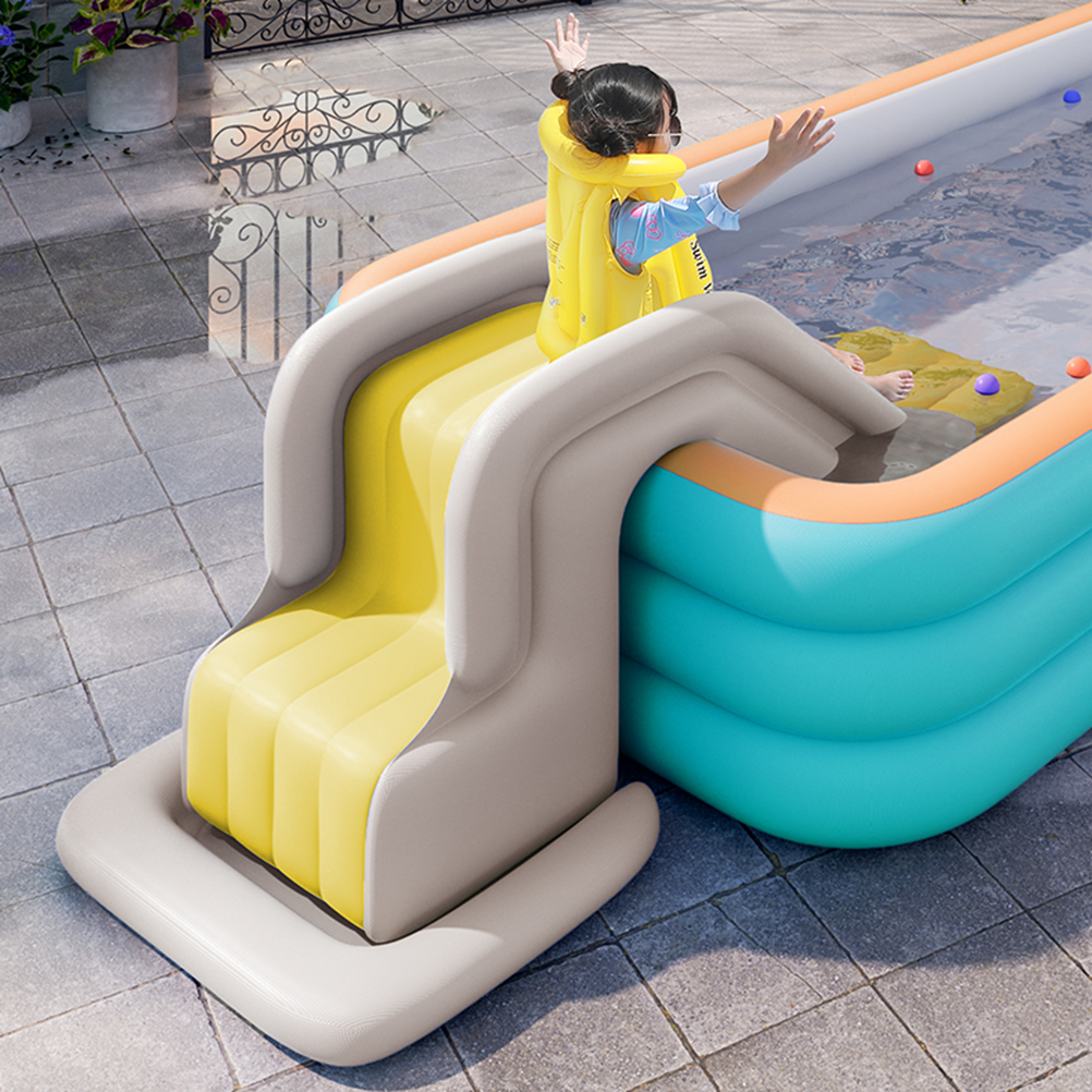 Inflatable Water Slide Climbin - Kids Outdoor Water Park ulasan dan harga