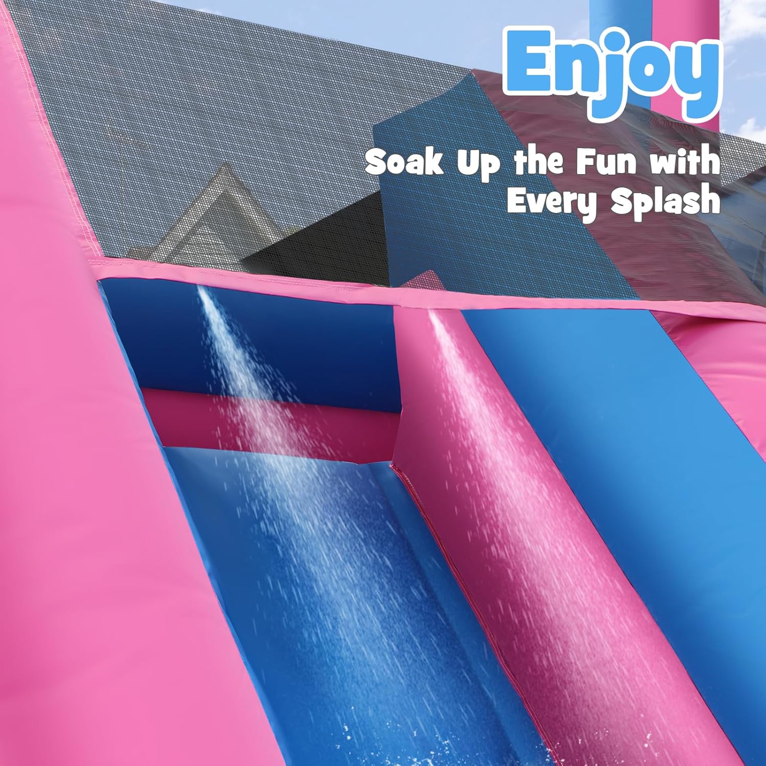 26.2 FT Heavy Duty Inflatable  - Kids Outdoor Water Park ulasan dan harga