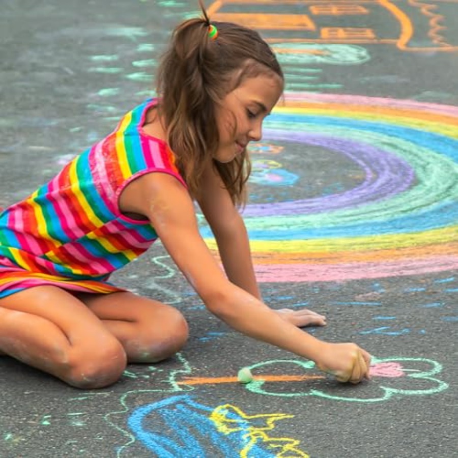 280PCS Sidewalk Chalks in 24 C - Chalk Outdoor Jumbo ulasan dan harga