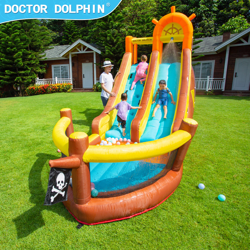 Doctor Dolphin Pirate Ship Out - Kids Outdoor Jumping ulasan dan harga