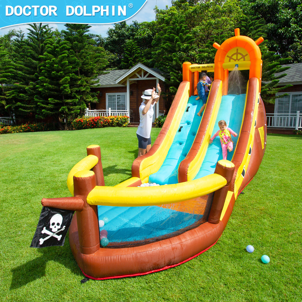 Doctor Dolphin Pirate Ship Out - Kids Outdoor Jumping ulasan dan harga