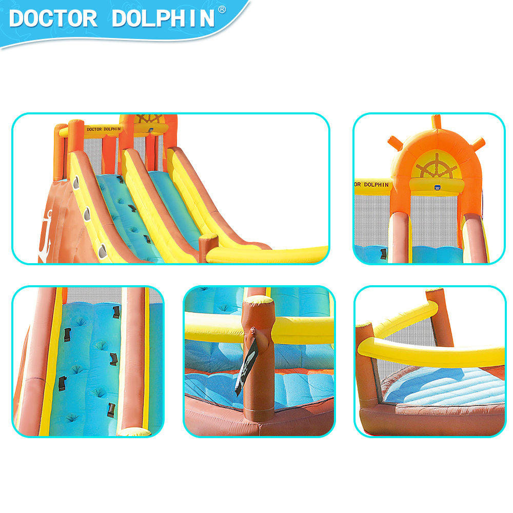 Doctor Dolphin Pirate Ship Out - Kids Outdoor Jumping ulasan dan harga