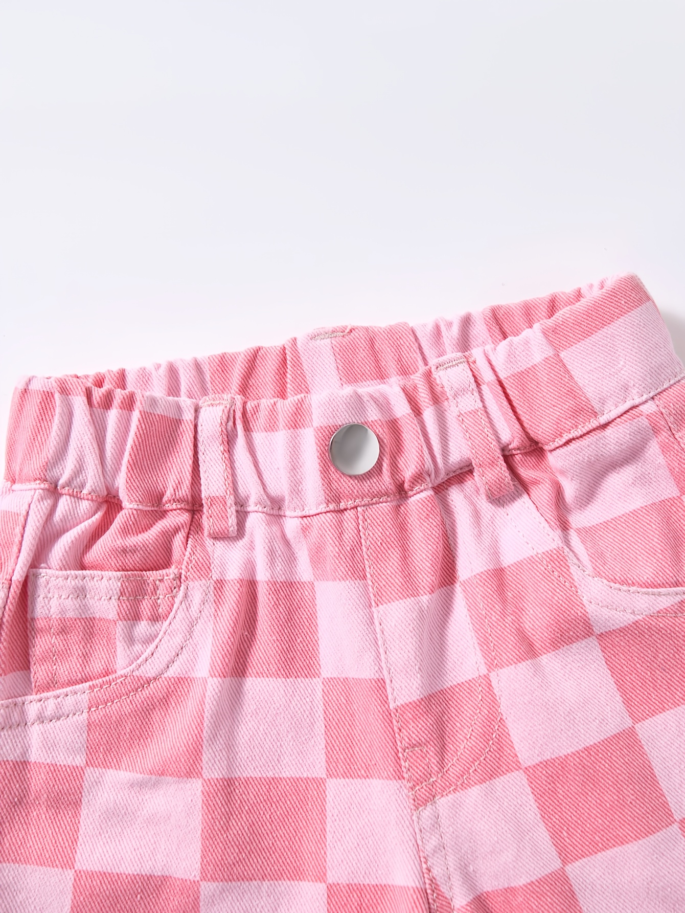 Baby Girls' Pink Plaid Jeans S - Kids Outdoor Clubhouse ulasan dan harga