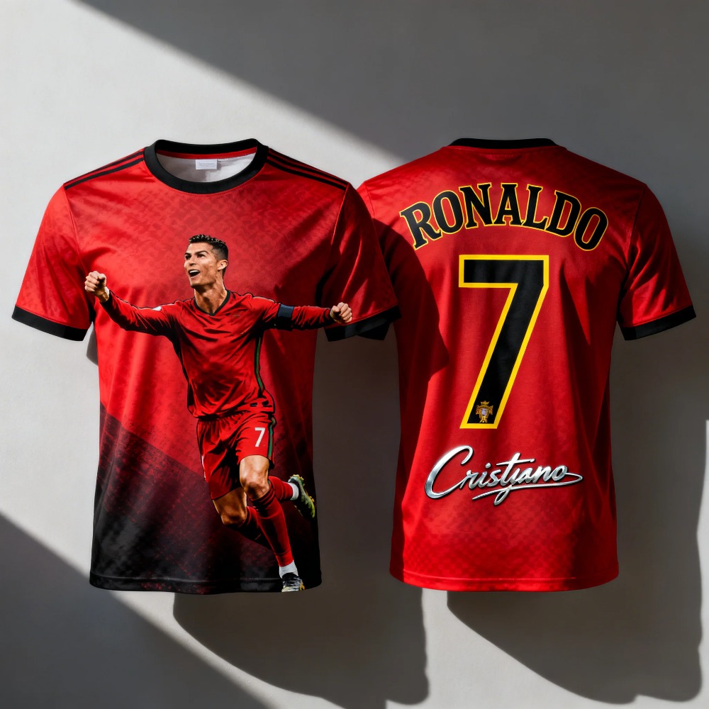 3D Printed Ronaldo Sports Men' - Kids Outdoor Clubhouse ulasan dan harga