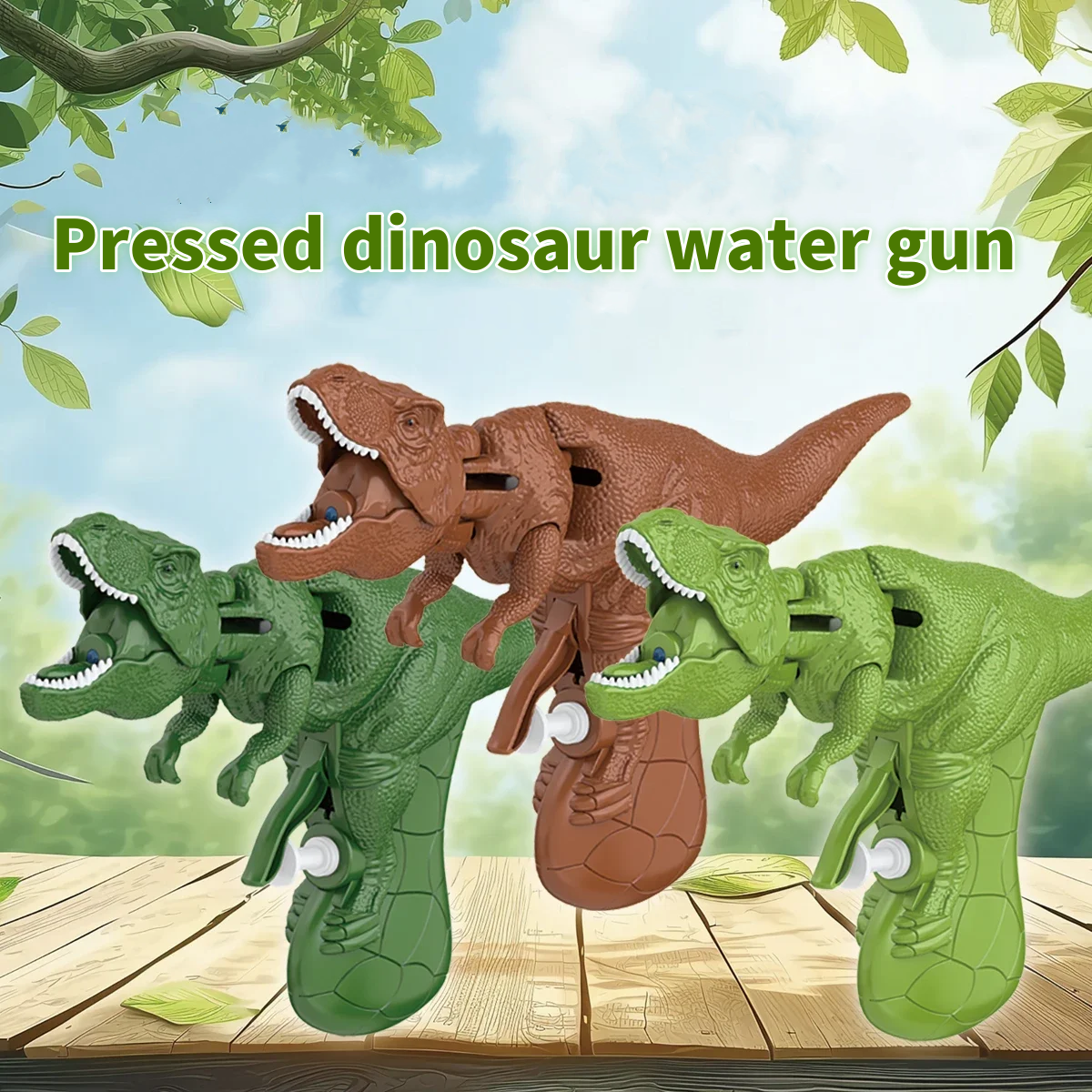 Dinosaur Water Gun Toy Mouth O - Kids Outdoor Water Park ulasan dan harga