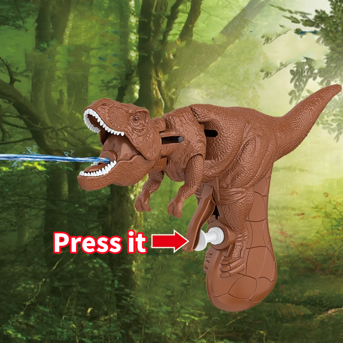 Dinosaur Water Gun Toy Mouth O - Kids Outdoor Water Park ulasan dan harga