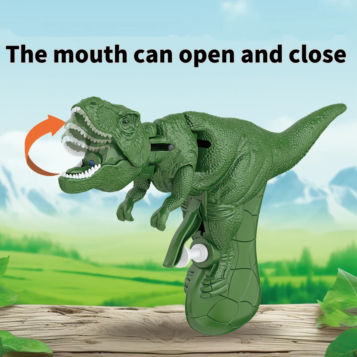 Dinosaur Water Gun Toy Mouth O - Kids Outdoor Water Park ulasan dan harga