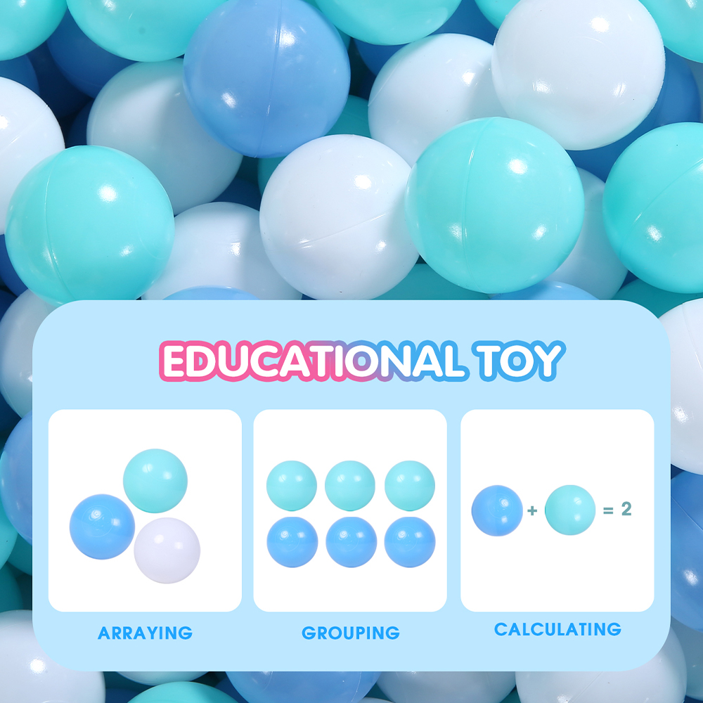 100Pcs Colors Plastic Balls Wa - Kids Outdoor Wendy House ulasan dan harga