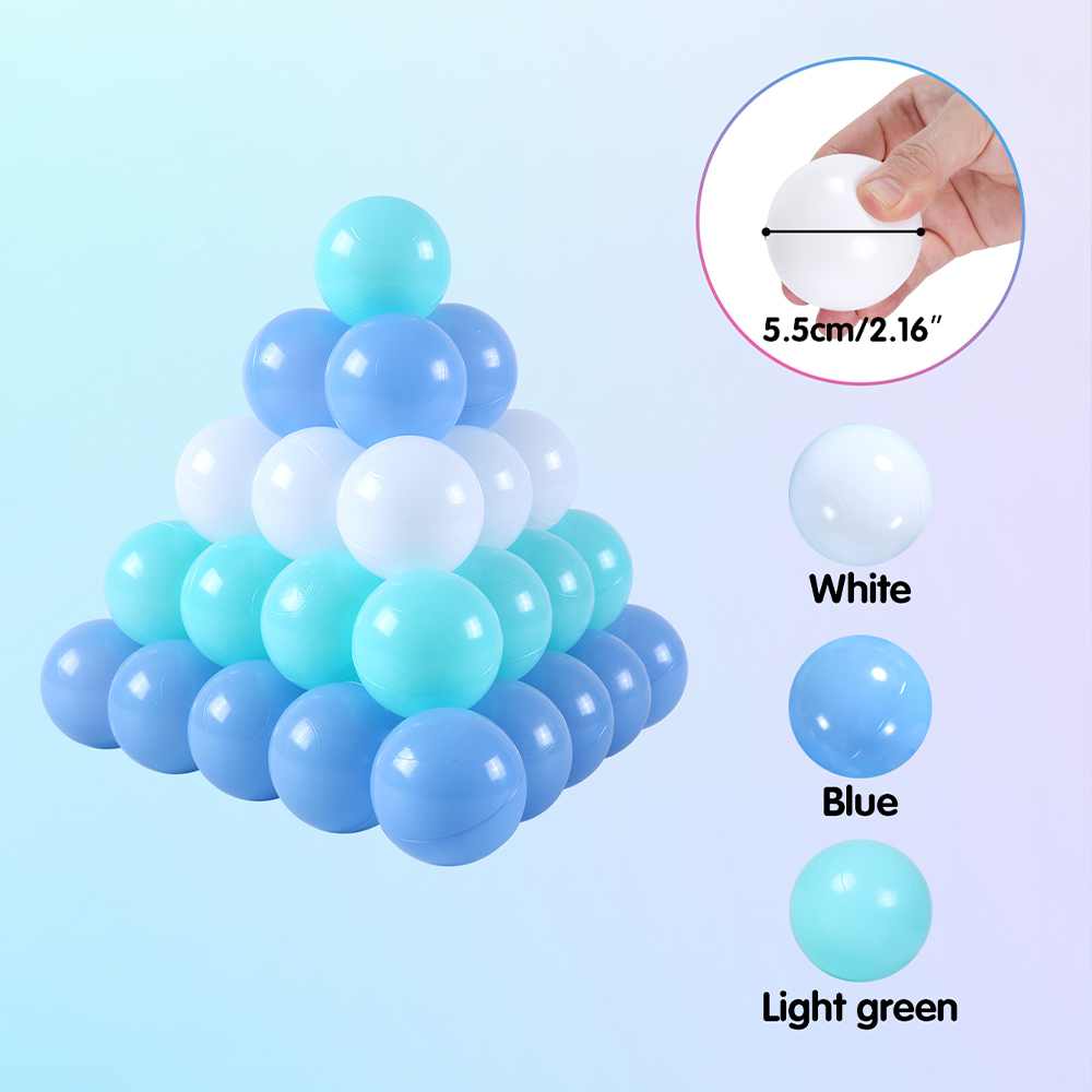 100Pcs Colors Plastic Balls Wa - Kids Outdoor Wendy House ulasan dan harga