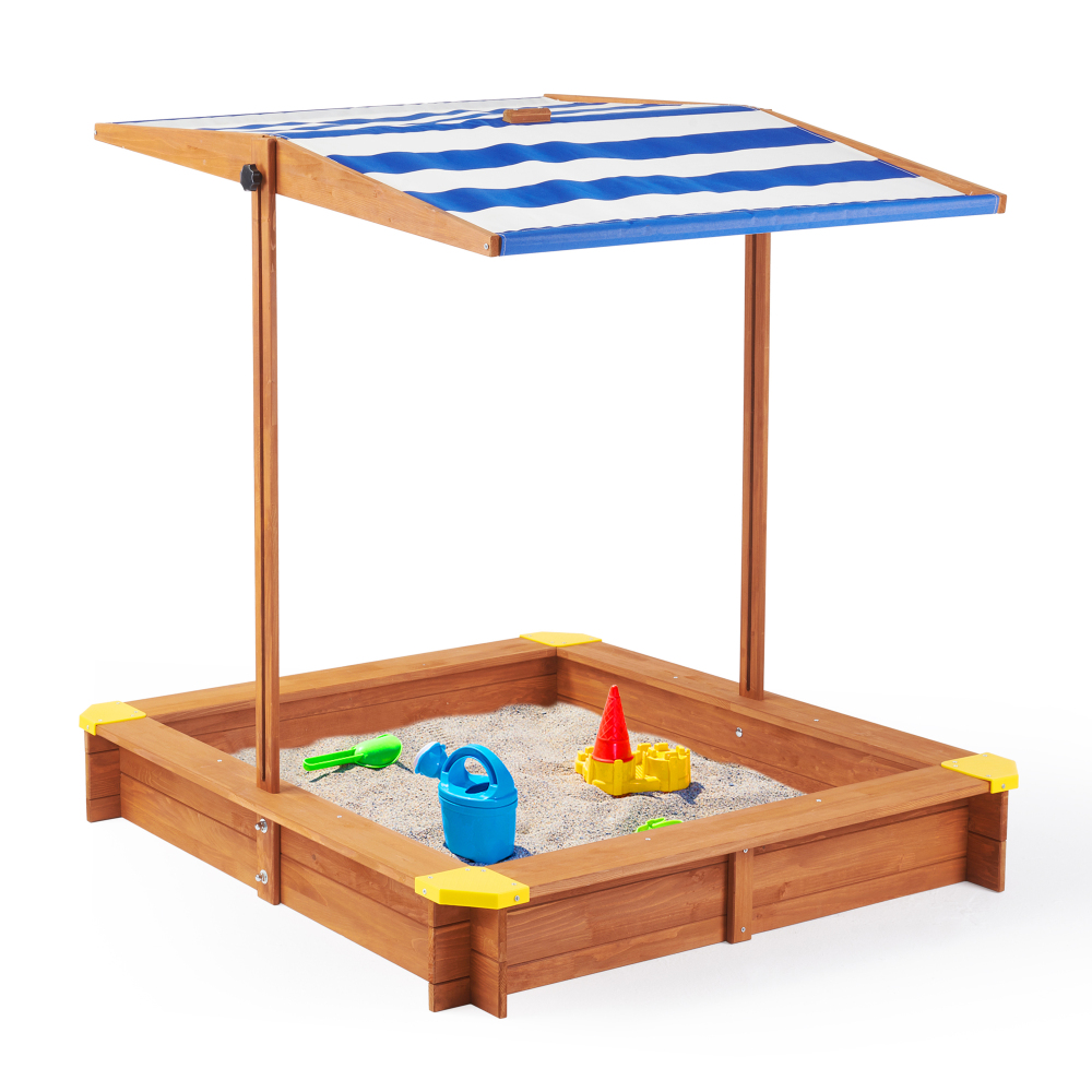 Wooden Kids Picnic Table, Sand - Kids Outdoor Umbrella For Table ulasan dan harga