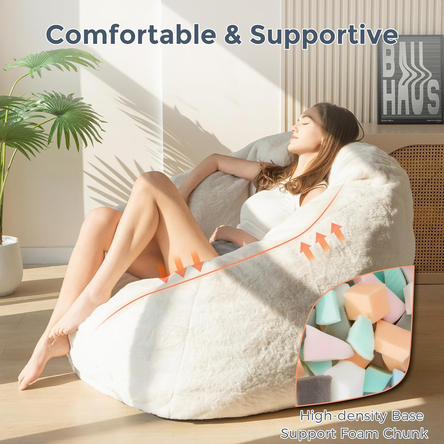Custom Modern Style Oversized  - Kids Outdoor Bean Bag Chair ulasan dan harga